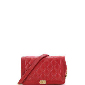 Chanel Boy Wallet On Chain Quilted #233875C39B